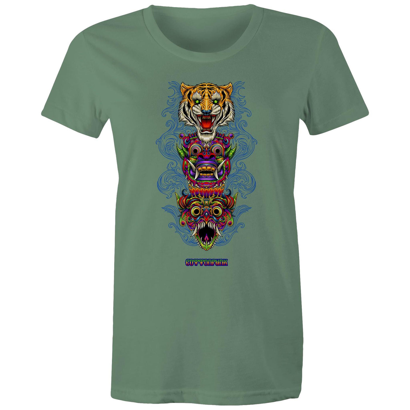 BALI SPIRITS (W) - Womens T-Shirt - FRONT PRINT