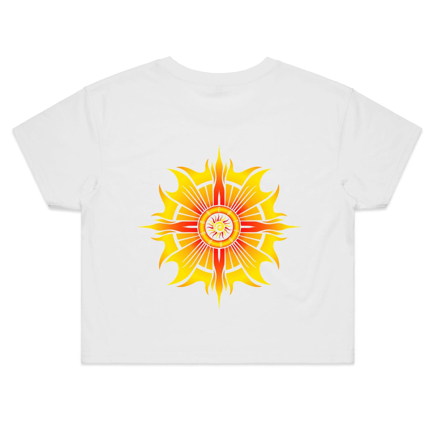 SUNDANCE (W) - Womens Crop T-Shirt - BACK PRINT