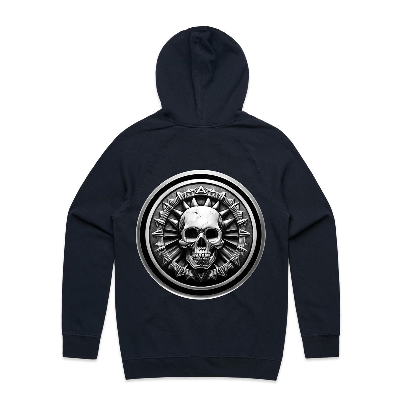 HEAVY METAL - Mens Pocket Hoodie - BACK PRINT