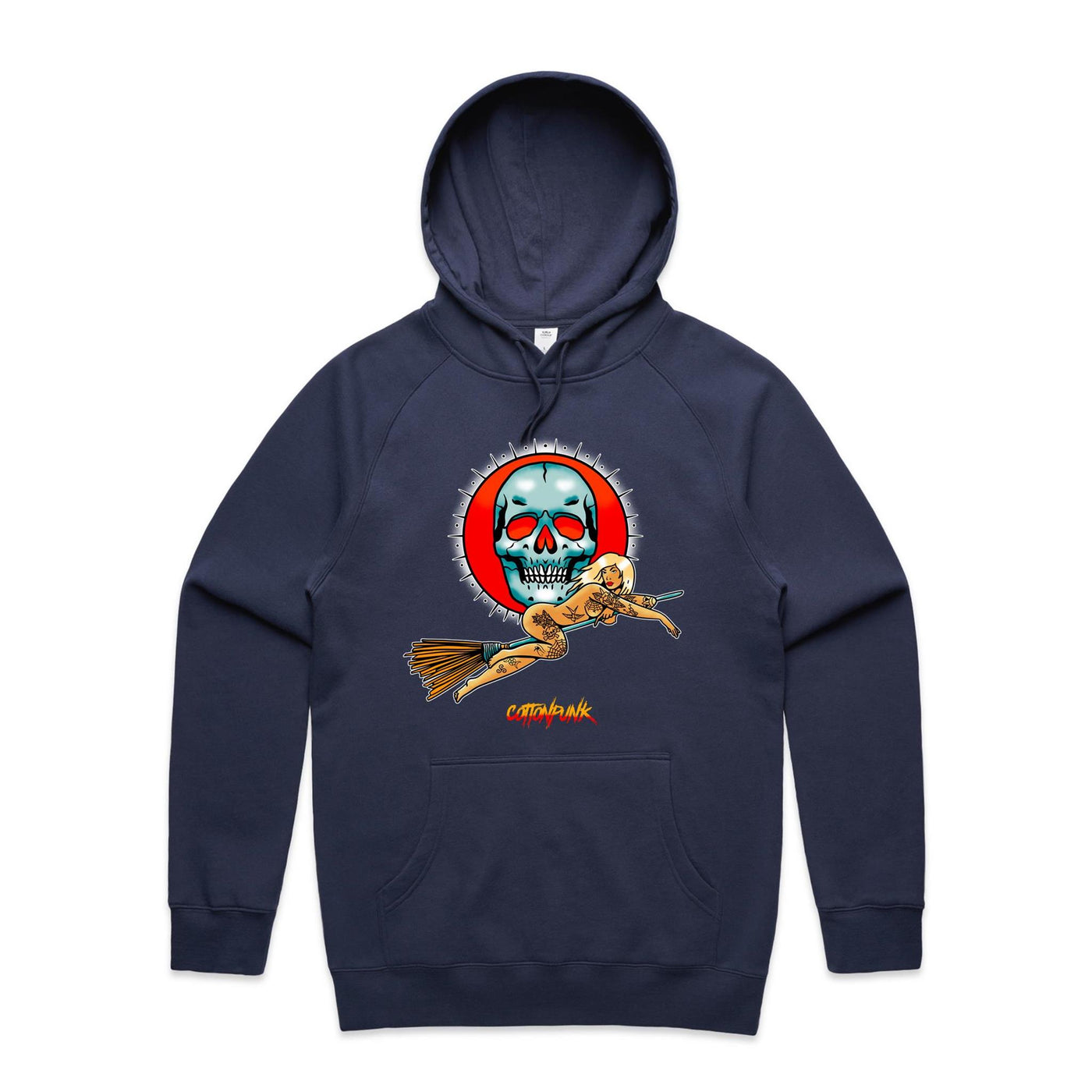 WITCHCRAFT - Mens Pocket Hoodie - FRONT PRINT