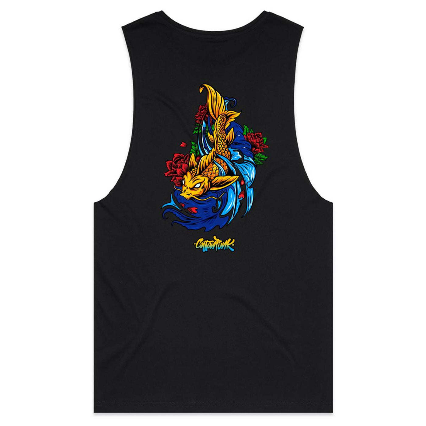 KOI - Mens Sleeveless T-Shirt - BACK PRINT