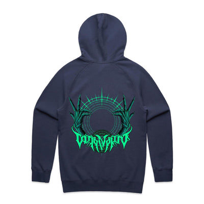 RISING II - Mens Pocket Hoodie - BACK PRINT