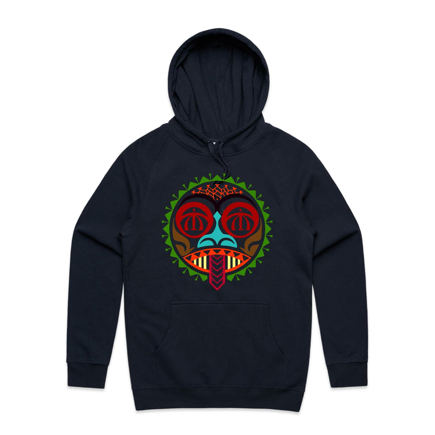 SYCHO (R) - Mens Pocket Hoodie - FRONT PRINT