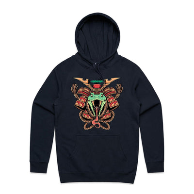 SPIRIT SNAKE - Mens Pocket Hoodie - FRONT PRINT