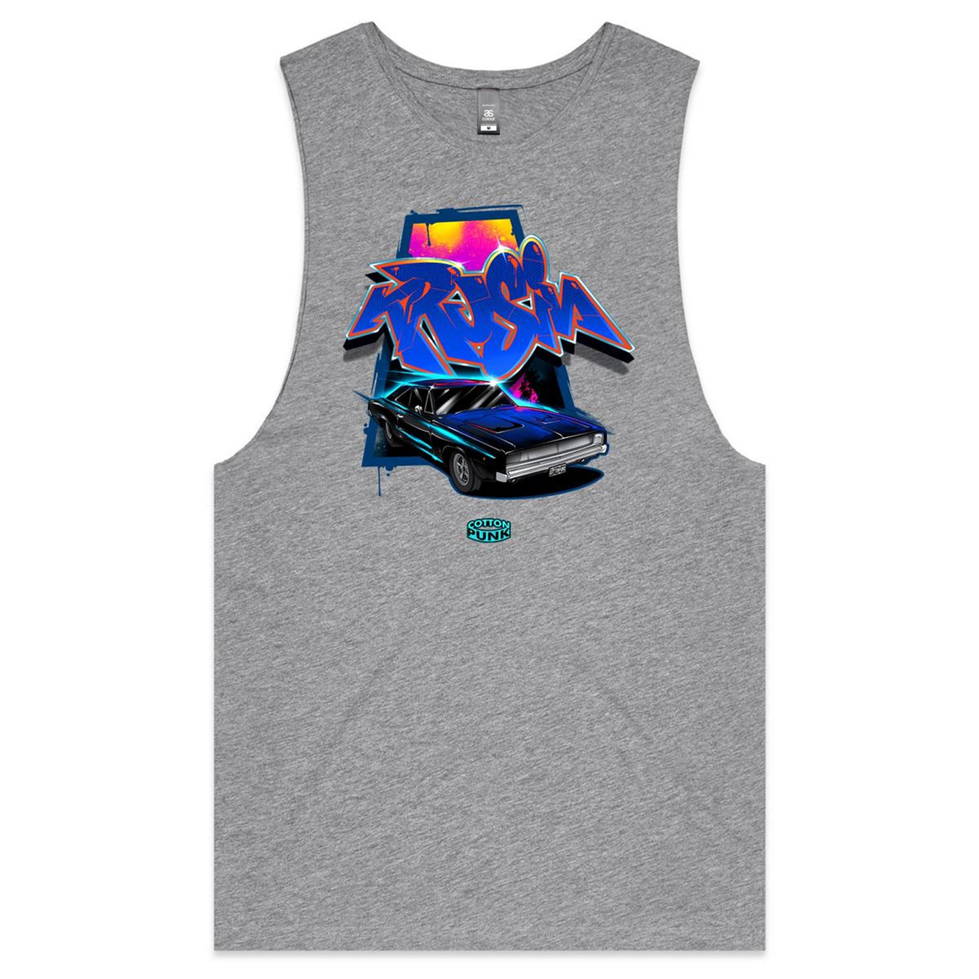 KRUSIN 2 - Mens Sleeveless T-Shirt - FRONT PRINT