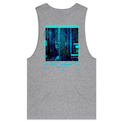 LOADING MATRIX - Mens Sleeveless T-Shirt - BACK PRINT