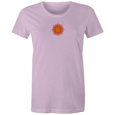 SUNSET VIBES (W) - Womens T-Shirt - BACK PRINT