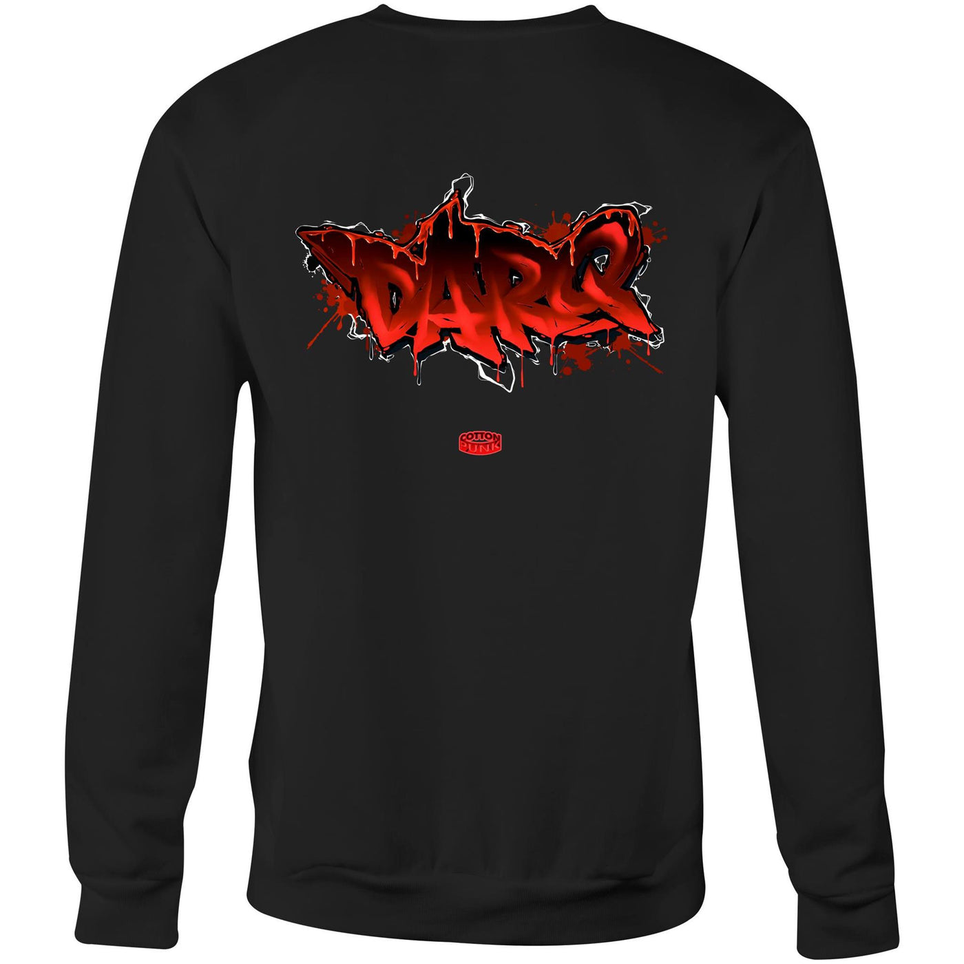 DARQ - Mens Sweatshirt - BACK PRINT