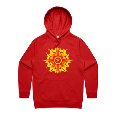 SUNDANCE (W) - Womens Pocket Hoodie - FRONT PRINT