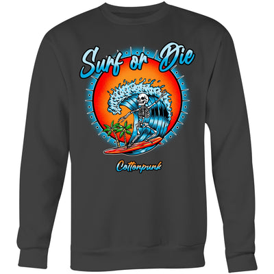 DYING FOR A SURF - Mens Sweatshirt - FRONT PRINT