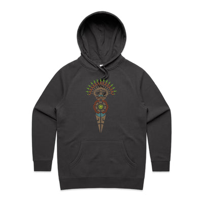 PAINKILLA (W) - Womens Pocket Hoodie - FRONT PRINT