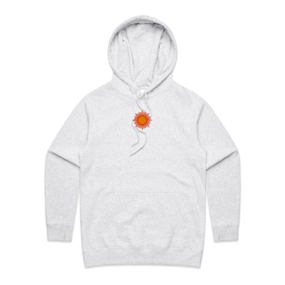 SUNSET VIBES (W) - Womens Pocket Hoodie - BACK PRINT