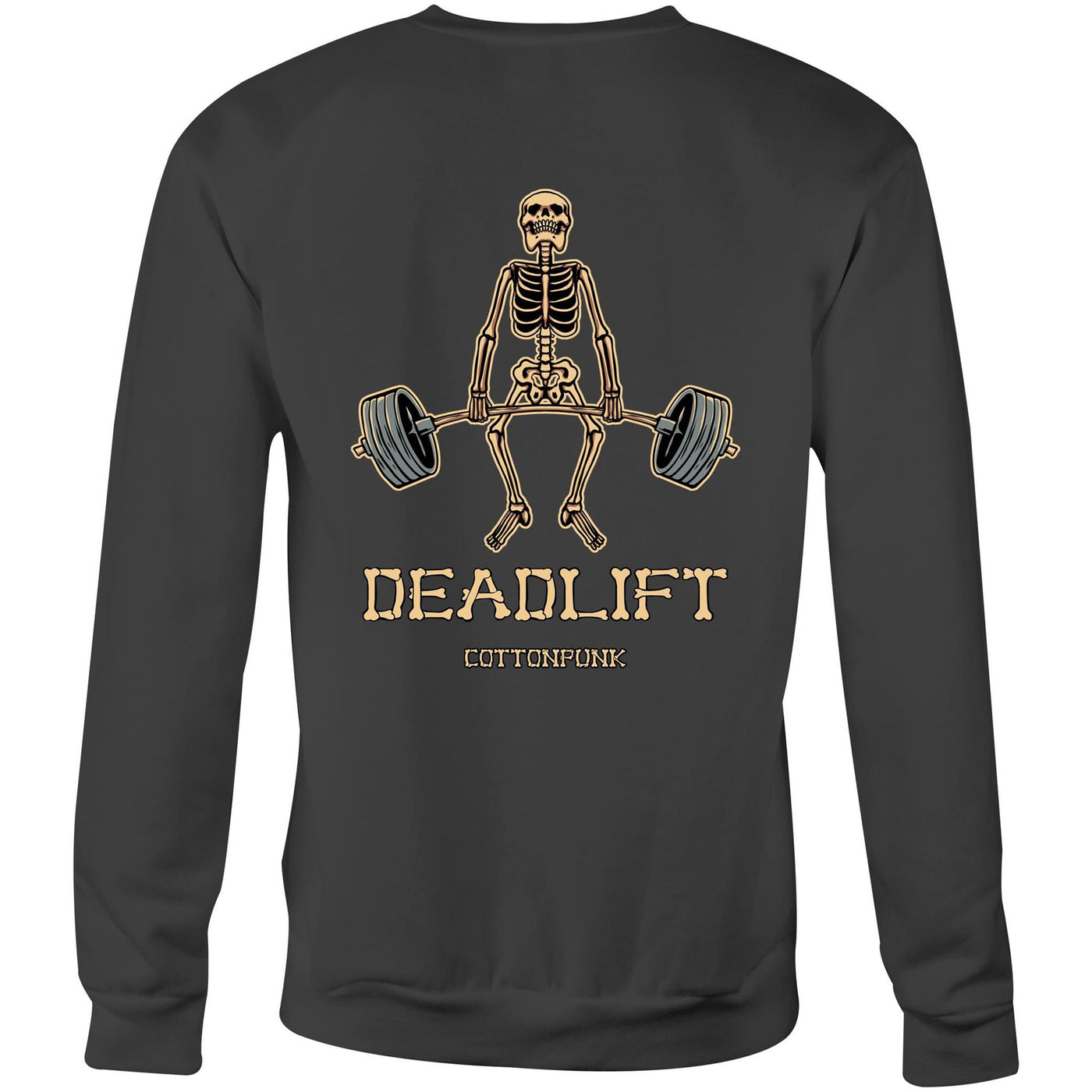 DEADLIFT - Mens Sweatshirt - BACK PRINT