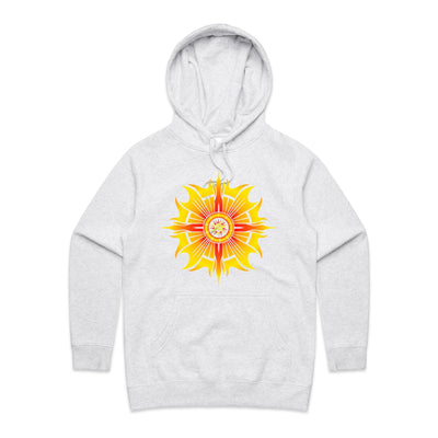 SUNDANCE (W) - Womens Pocket Hoodie - FRONT PRINT