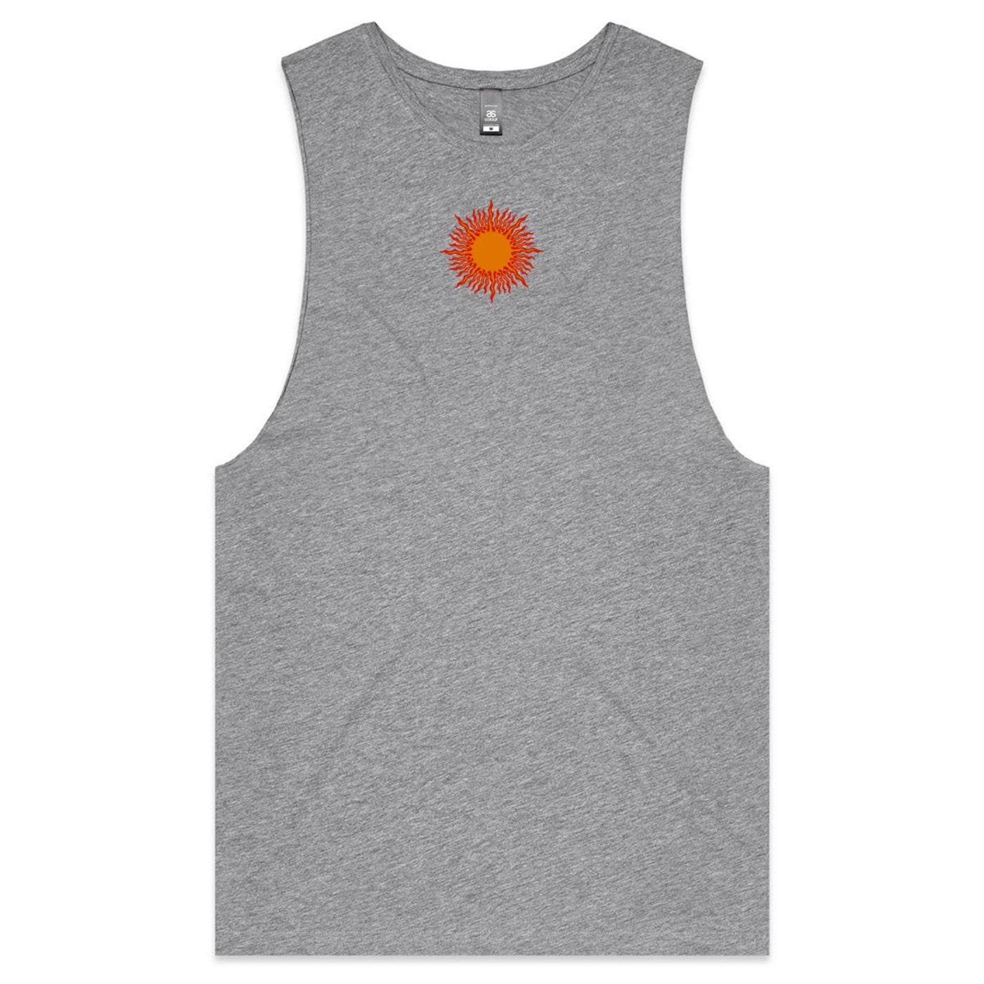 SUNSET VIBES - Mens Sleeveless T-Shirt - BACK PRINT