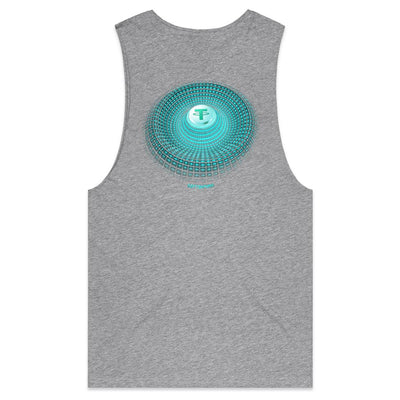 TETHER III - Mens Sleeveless T-Shirt - BACK PRINT