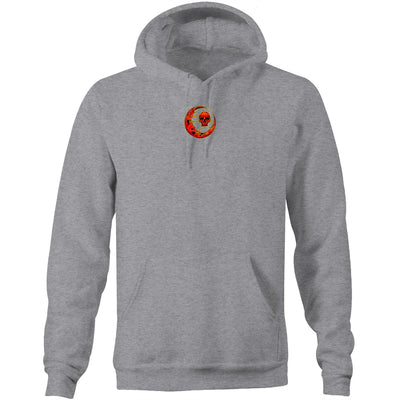 BLOOD MOON - Mens Pocket Hoodie - BACK PRINT