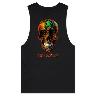 DEATH IN CANCÚN - Mens Sleeveless T-Shirt - BACK PRINT