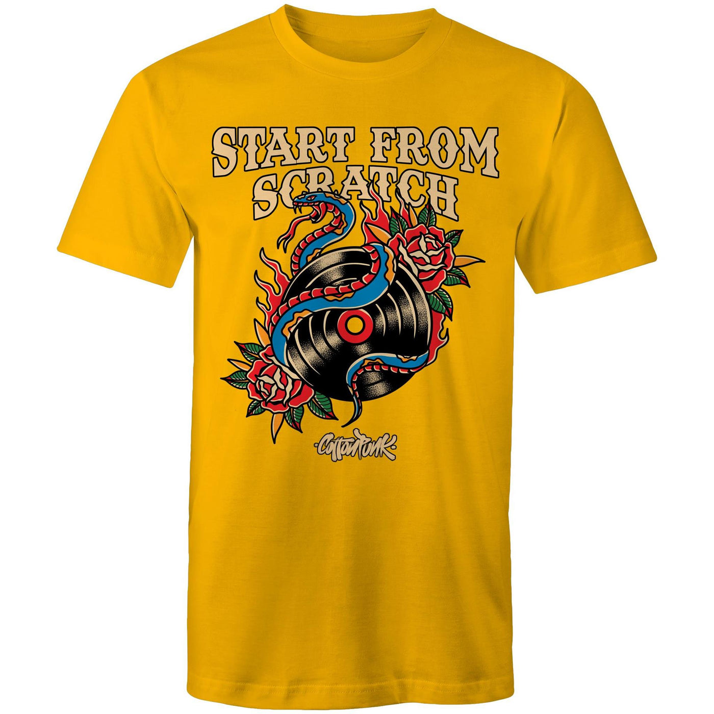 START FROM SCRATCH - Mens T-Shirt - FRONT PRINT