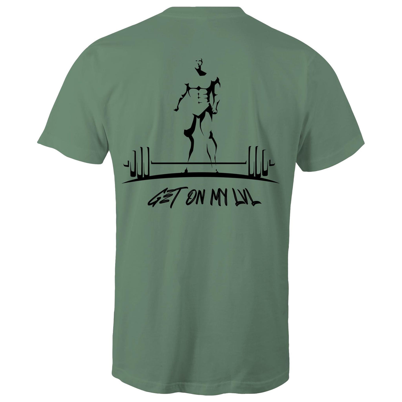 GET ON MY LVL - Mens T-Shirt - BACK PRINT