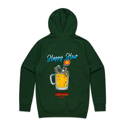 IS IT STILL HAPPY HOUR? - Mens Pocket Hoodie - BACK PRINT