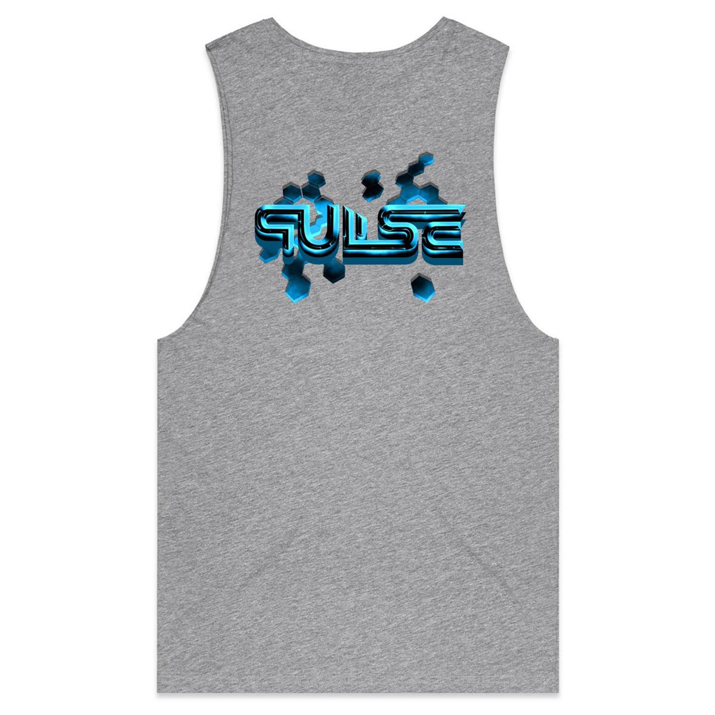 PULSE - Mens Sleeveless T-Shirt - BACK PRINT