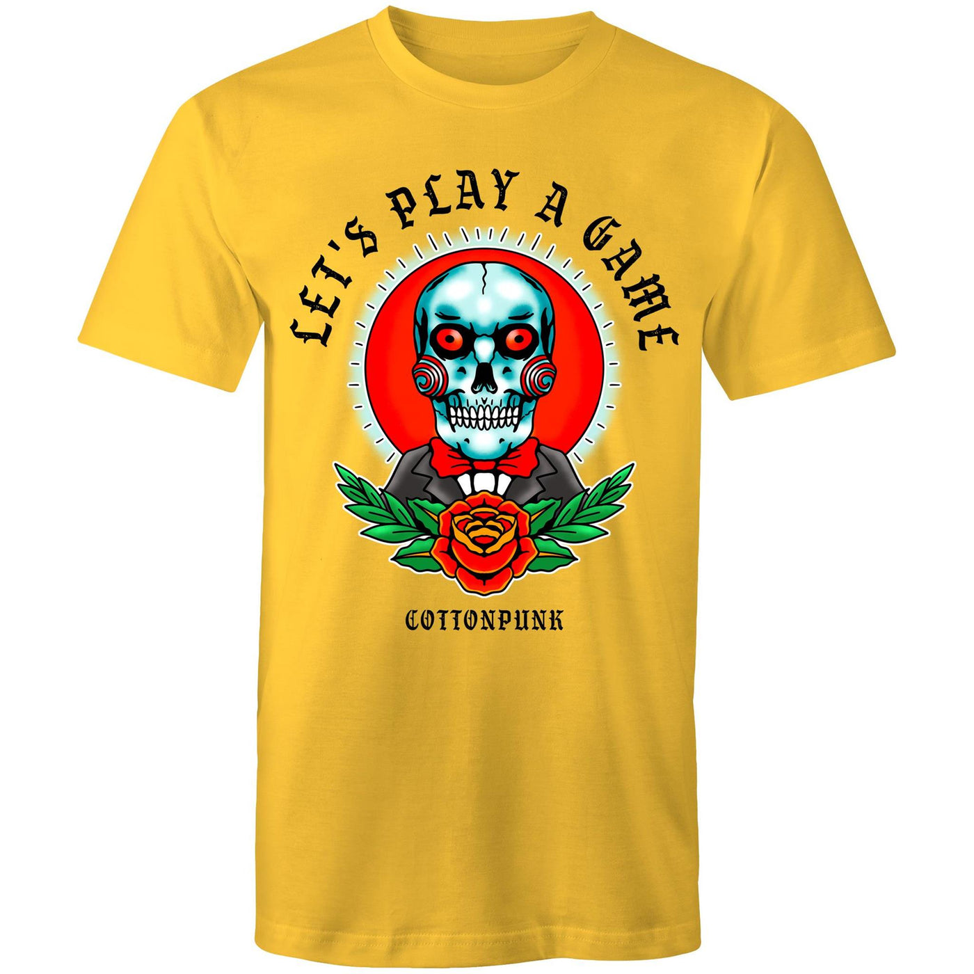 LET'S PLAY A GAME - Mens T-Shirt - FRONT PRINT