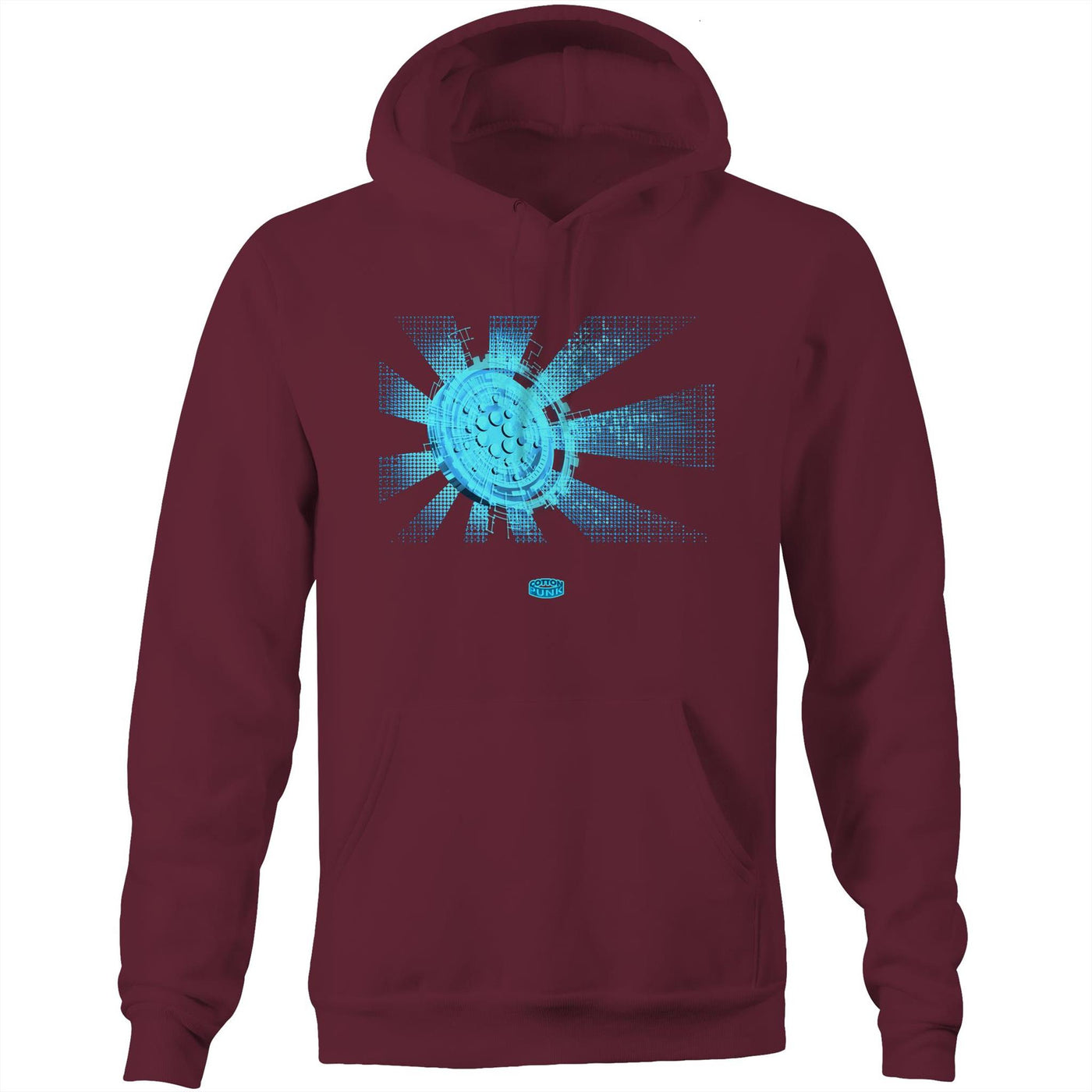 CARDANO - Mens Pocket Hoodie - FRONT PRINT