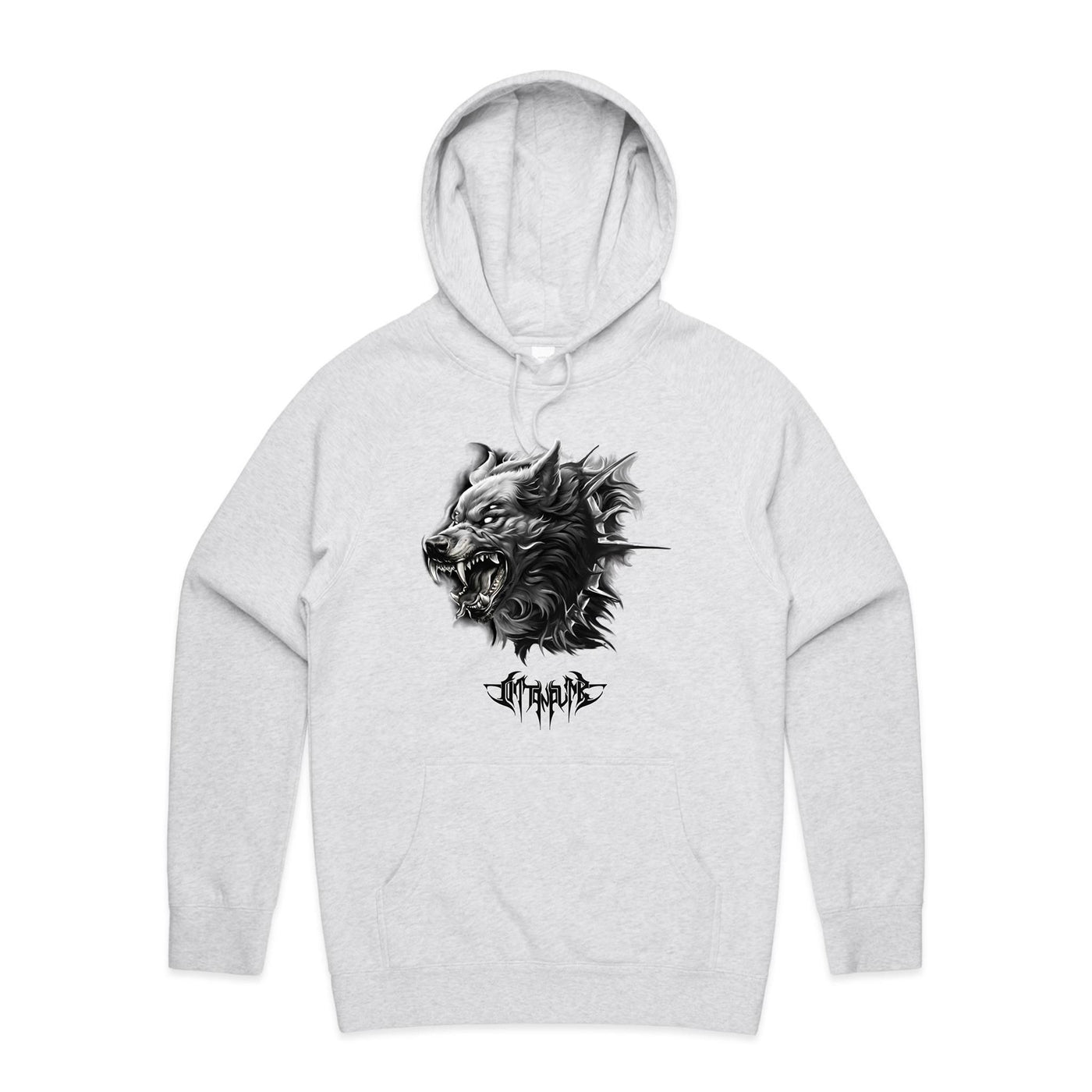 WEREWOLF - Mens Pocket Hoodie - FRONT PRINT