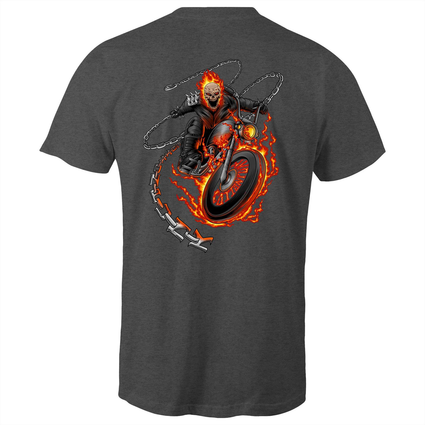 DEATH RIDER - Mens T-Shirt - BACK PRINT