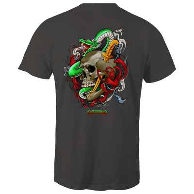 SNAKE - Mens T-Shirt - BACK PRINT