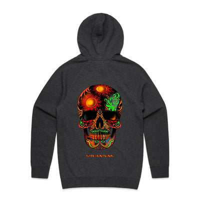 DEATH BY SUNSET - Mens Pocket Hoodie - BACK PRINT