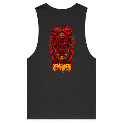 PARANOID III - Mens Sleeveless T-Shirt - BACK PRINT