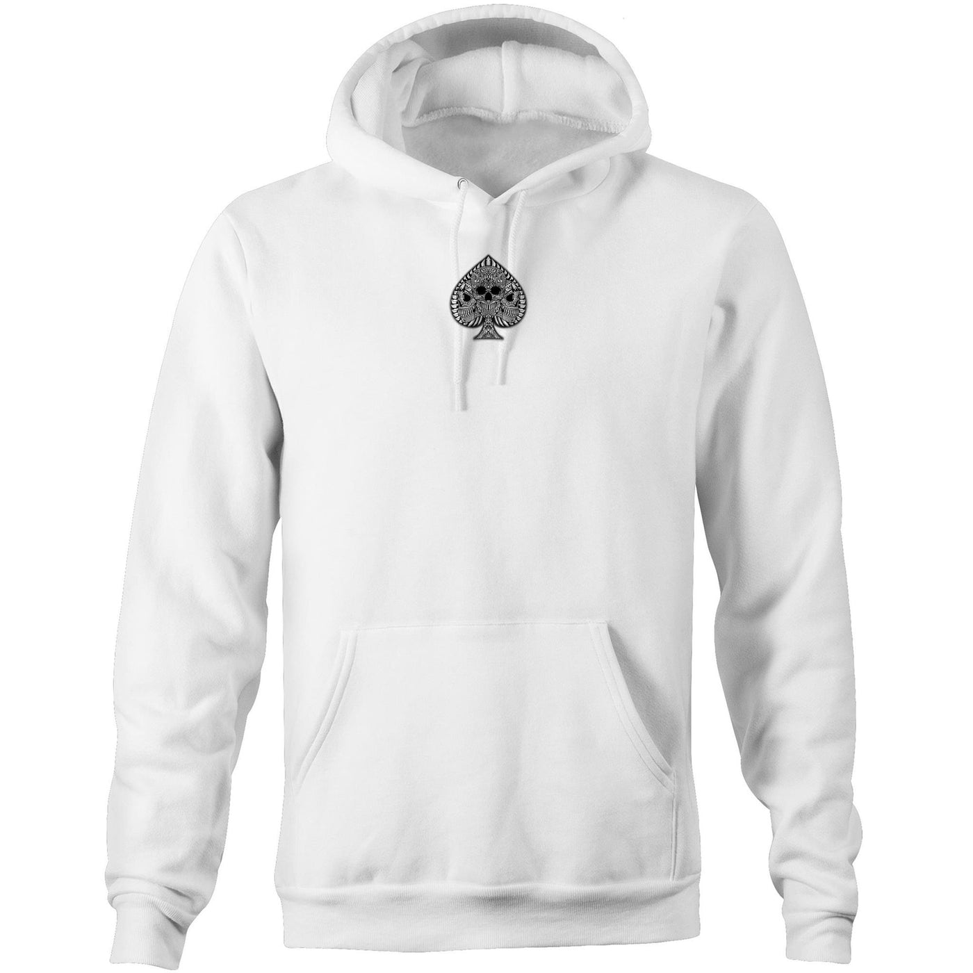 PLAY HARD - Mens Pocket Hoodie - BACK PRINT