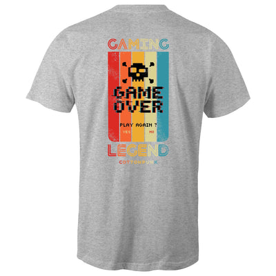 GAMING LEGEND - Mens T-Shirt - BACK PRINT