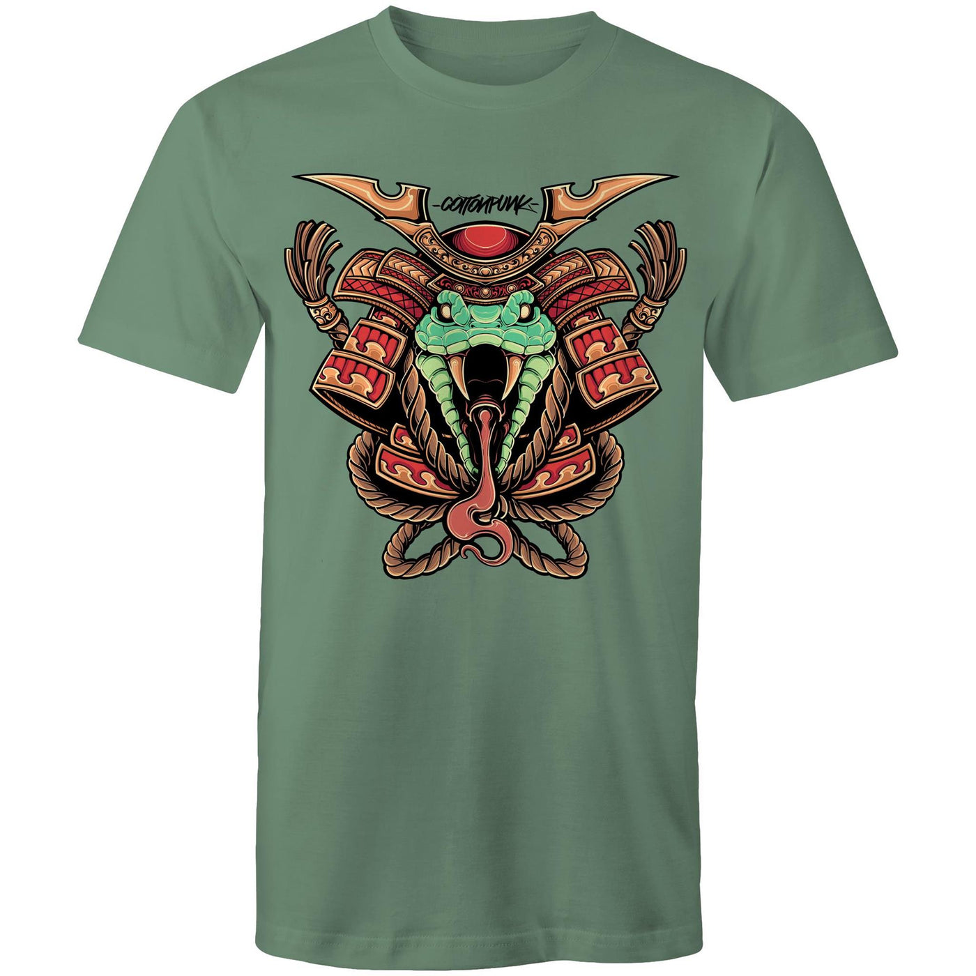 SPIRIT SNAKE - Mens T-Shirt - FRONT PRINT