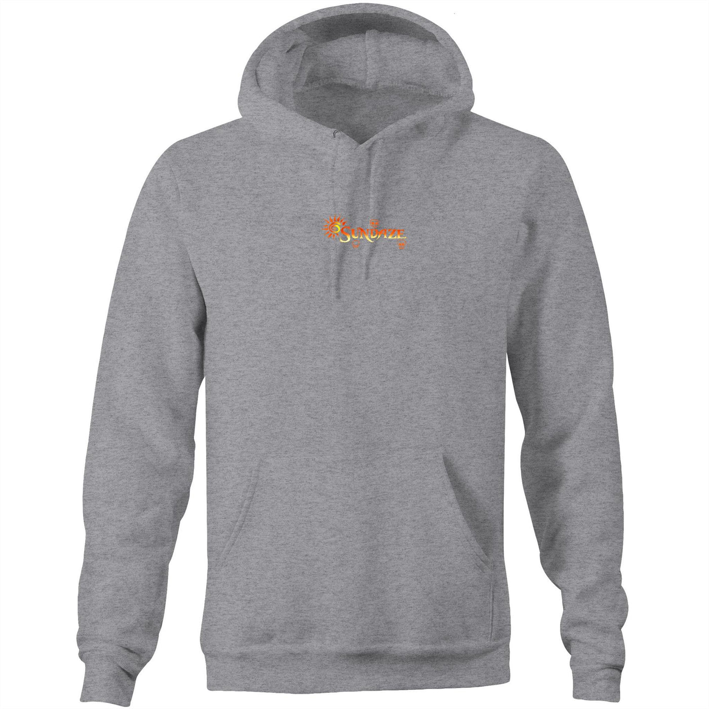 SUNDAZE (O) - Mens Pocket Hoodie - BACK PRINT