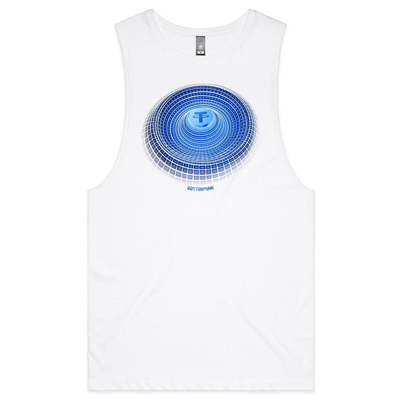 TETHER - Mens Sleeveless T-Shirt - FRONT PRINT