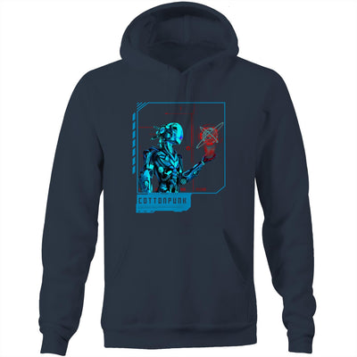 AI CONTROL - Mens Pocket Hoodie - FRONT PRINT