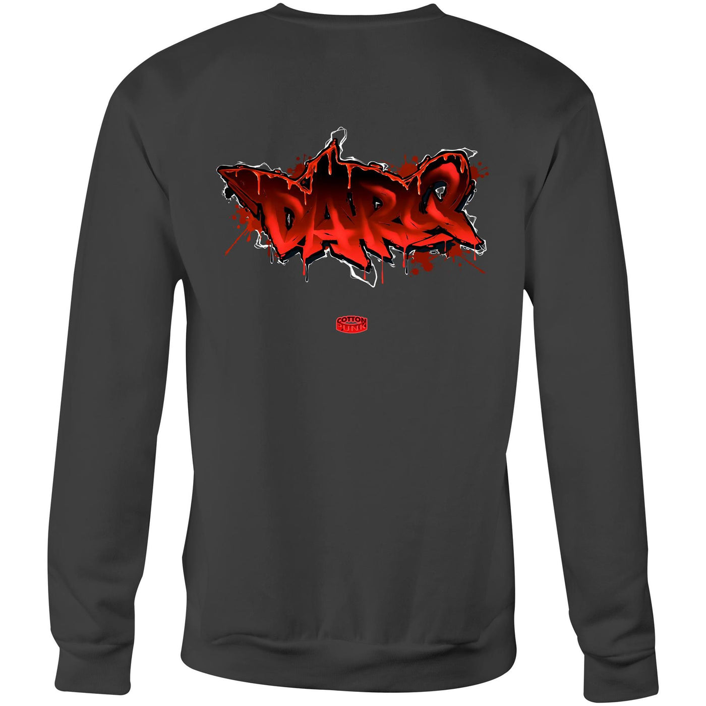 DARQ - Mens Sweatshirt - BACK PRINT