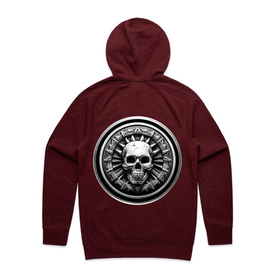 HEAVY METAL - Mens Pocket Hoodie - BACK PRINT