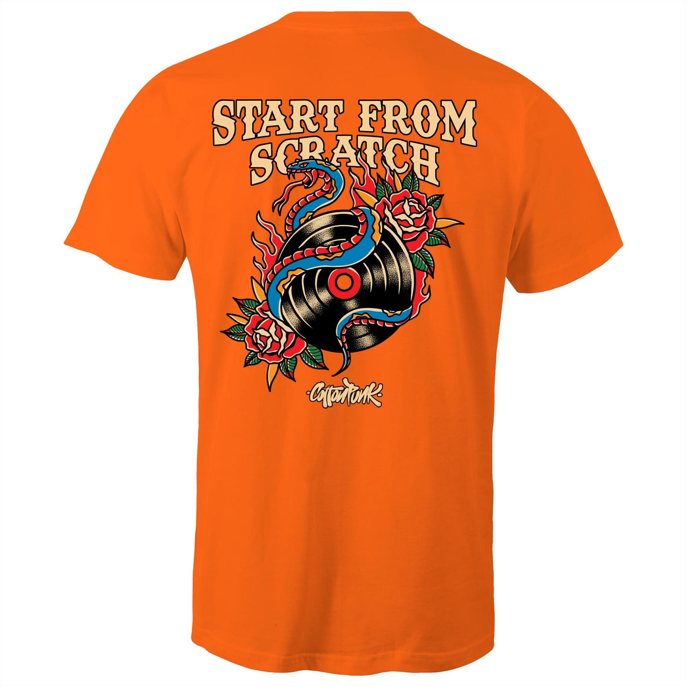 START FROM SCRATCH - Mens T-Shirt - BACK PRINT