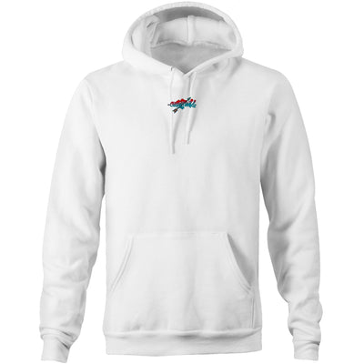 BIRD OF PREY - Mens Pocket Hoodie - BACK PRINT