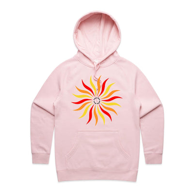 FOLLOW THE SUN (W) - Womens Pocket Hoodie - FRONT PRINT