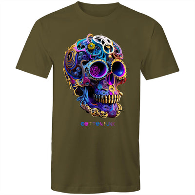 GEARS OF TIME V2 - Mens T-Shirt - FRONT PRINT