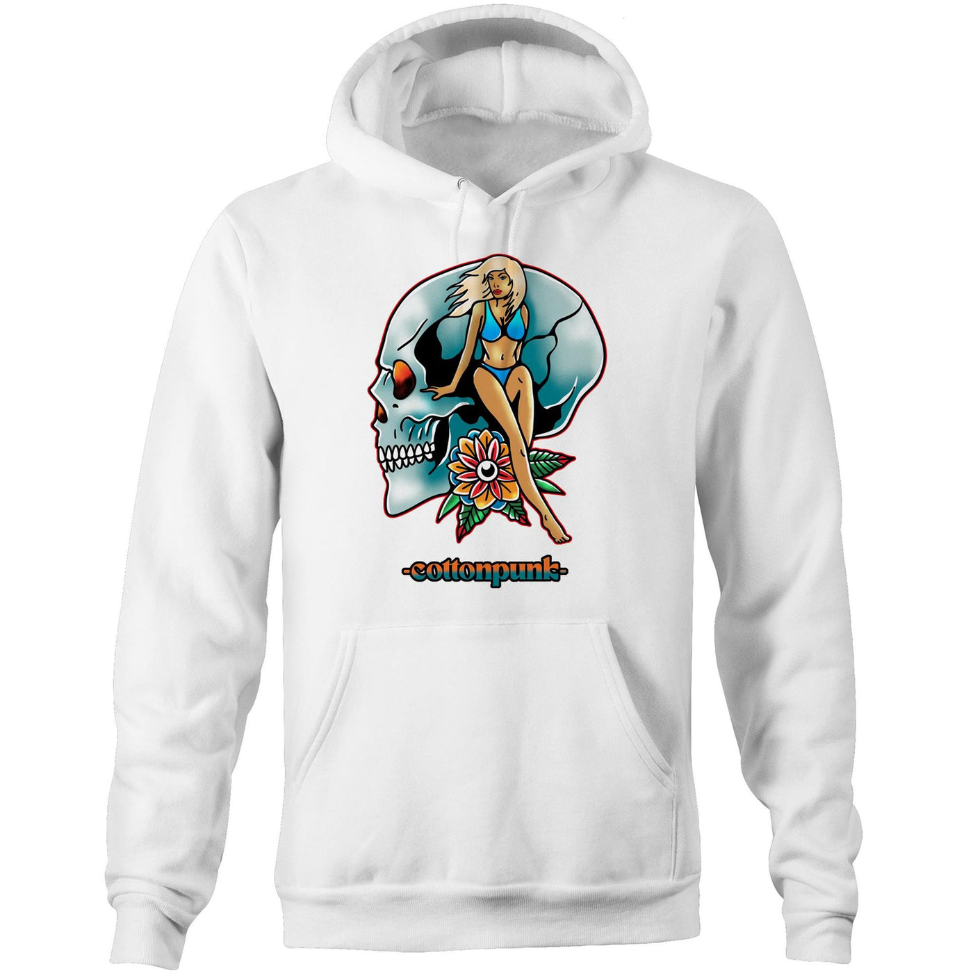 NEVER R.I.P - Mens Pocket Hoodie - FRONT PRINT