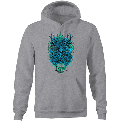 KEYMASTER II - Mens Pocket Hoodie - FRONT PRINT