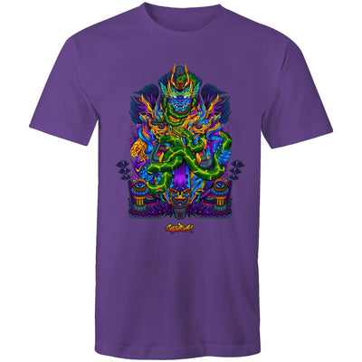 TWISTED SNAKE GOD - Mens T-Shirt - FRONT PRINT