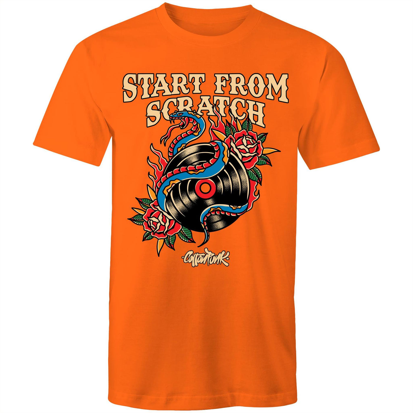 START FROM SCRATCH - Mens T-Shirt - FRONT PRINT