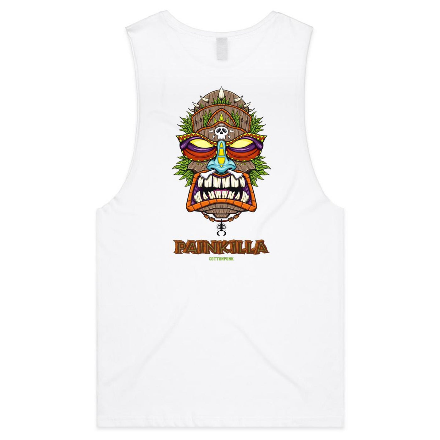 PAINKILLA - Mens Sleeveless T-Shirt - BACK PRINT